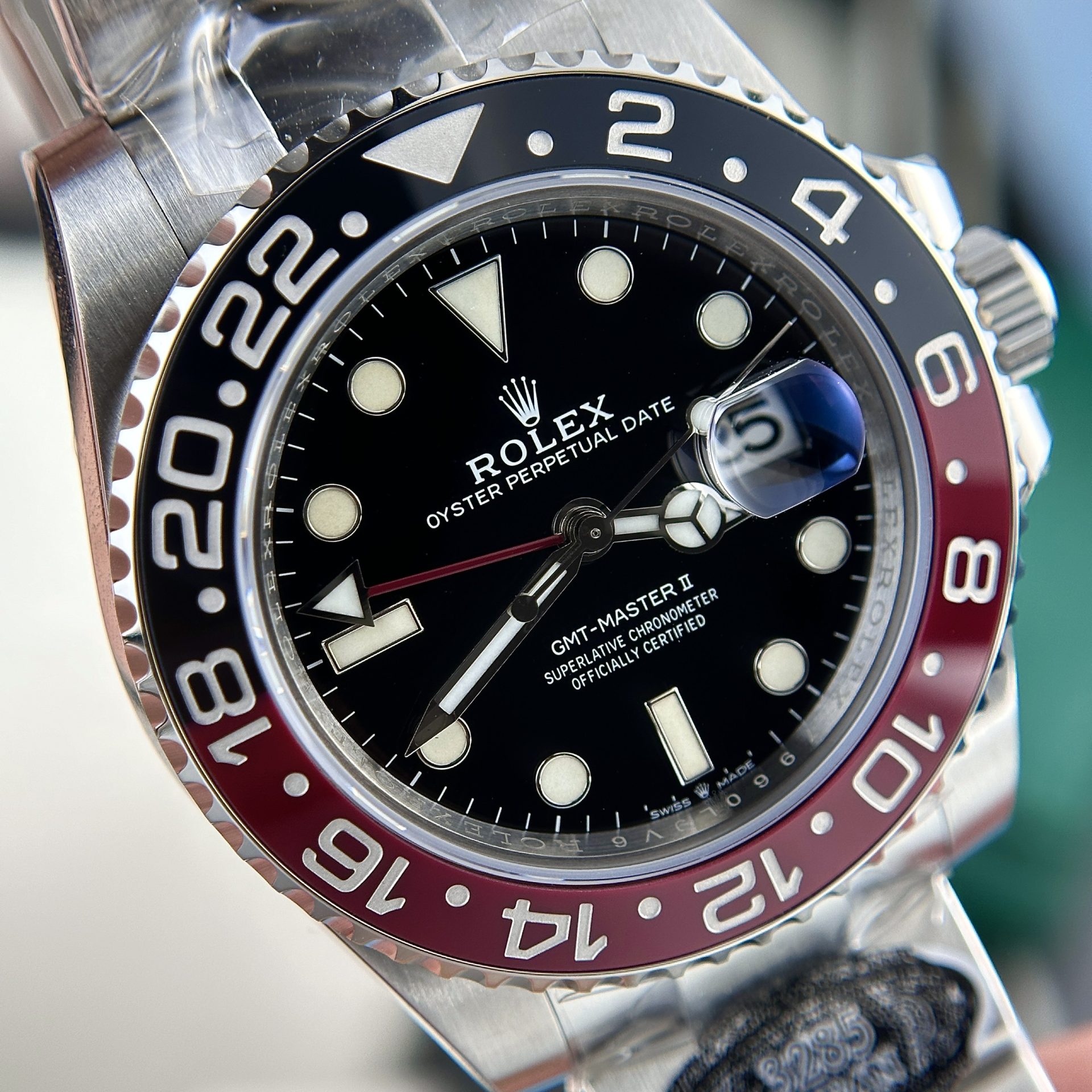 Rolex GMT-Master II 16710 Coke 904L Steel Black Dial 40mm Oyster Super Clone