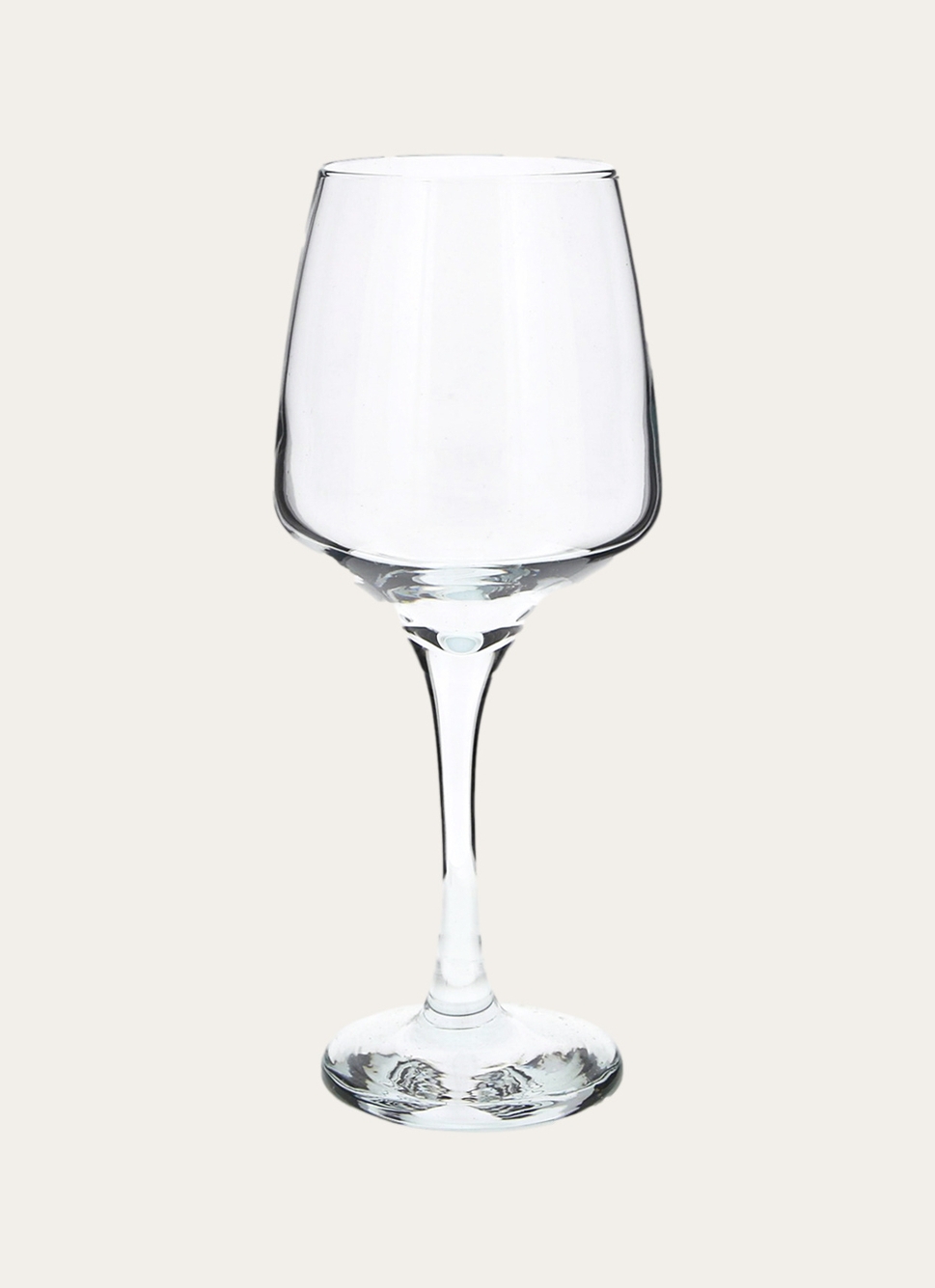 COFFRET DE 6 VERRES A VIN TRAPEZE TRANSPARENT