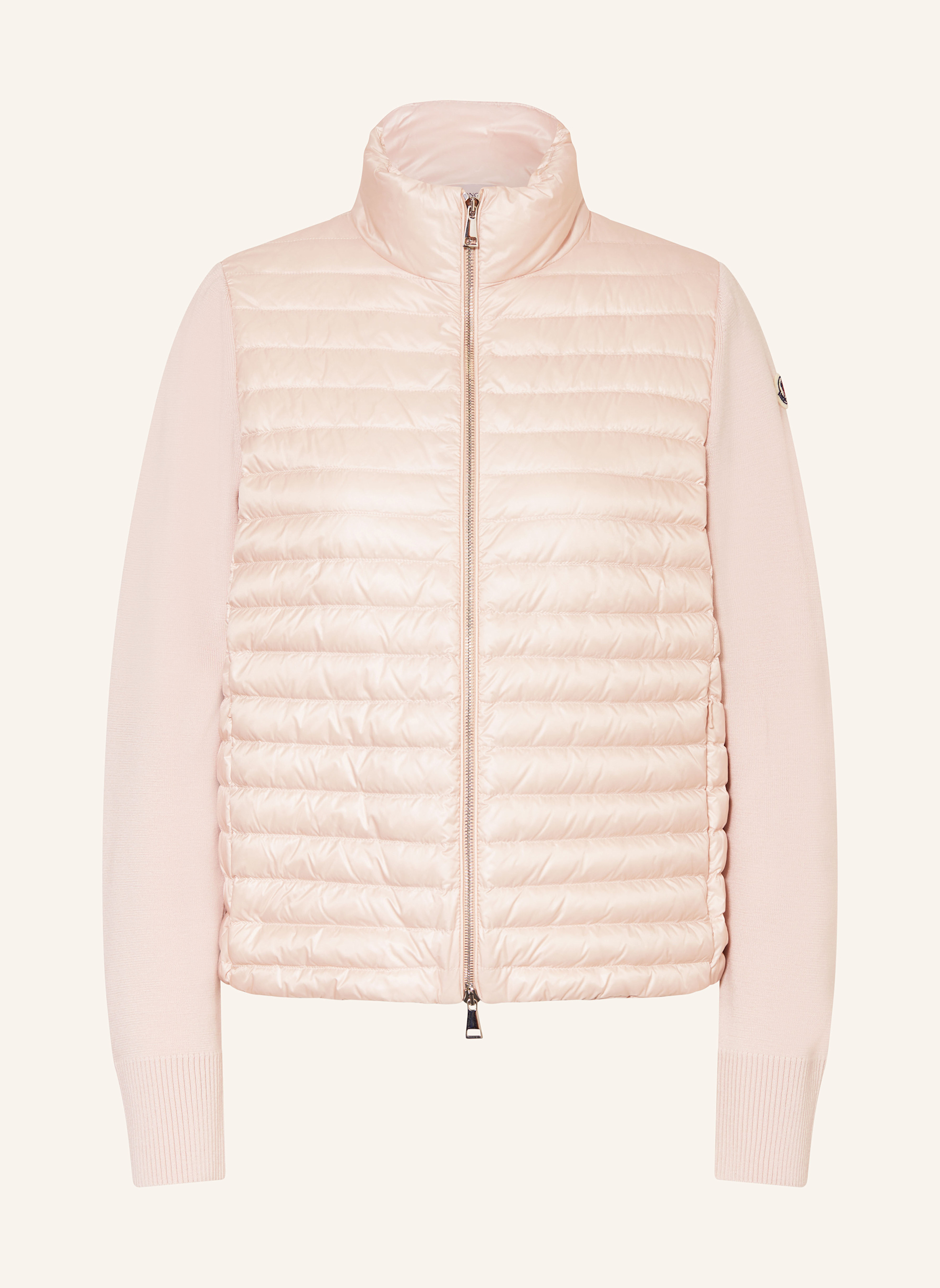 MONCLER Daunenjacke TRICOT im Materialmix