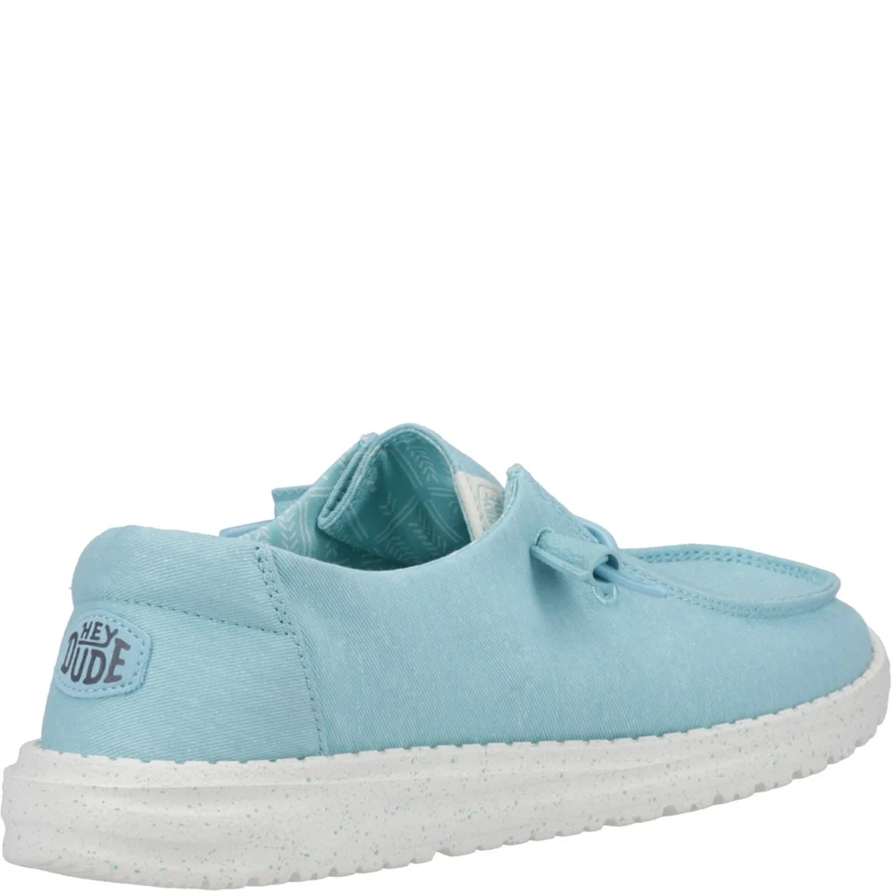 HEYDUDE Wendy Stretch Canvas Slip on Shoe