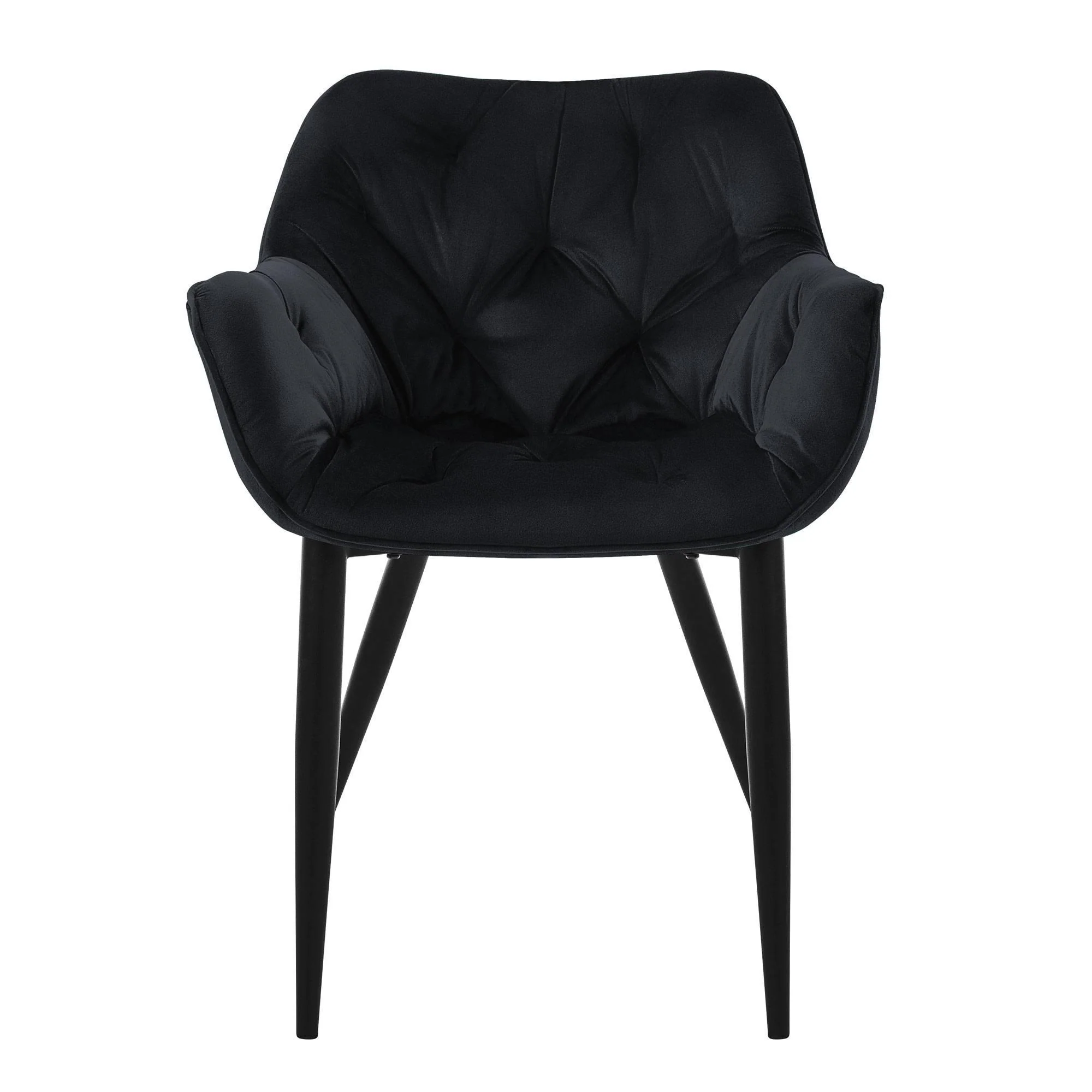 Set van 2 eetkamerstoelen Saga velvet
