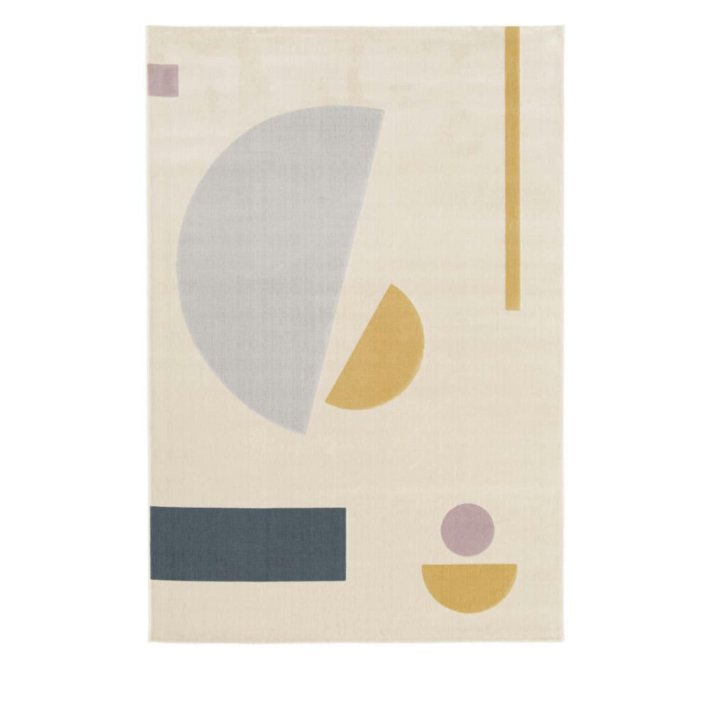 GALA - Tapis contemporain à motif géométrique multicolore 120x170 cm