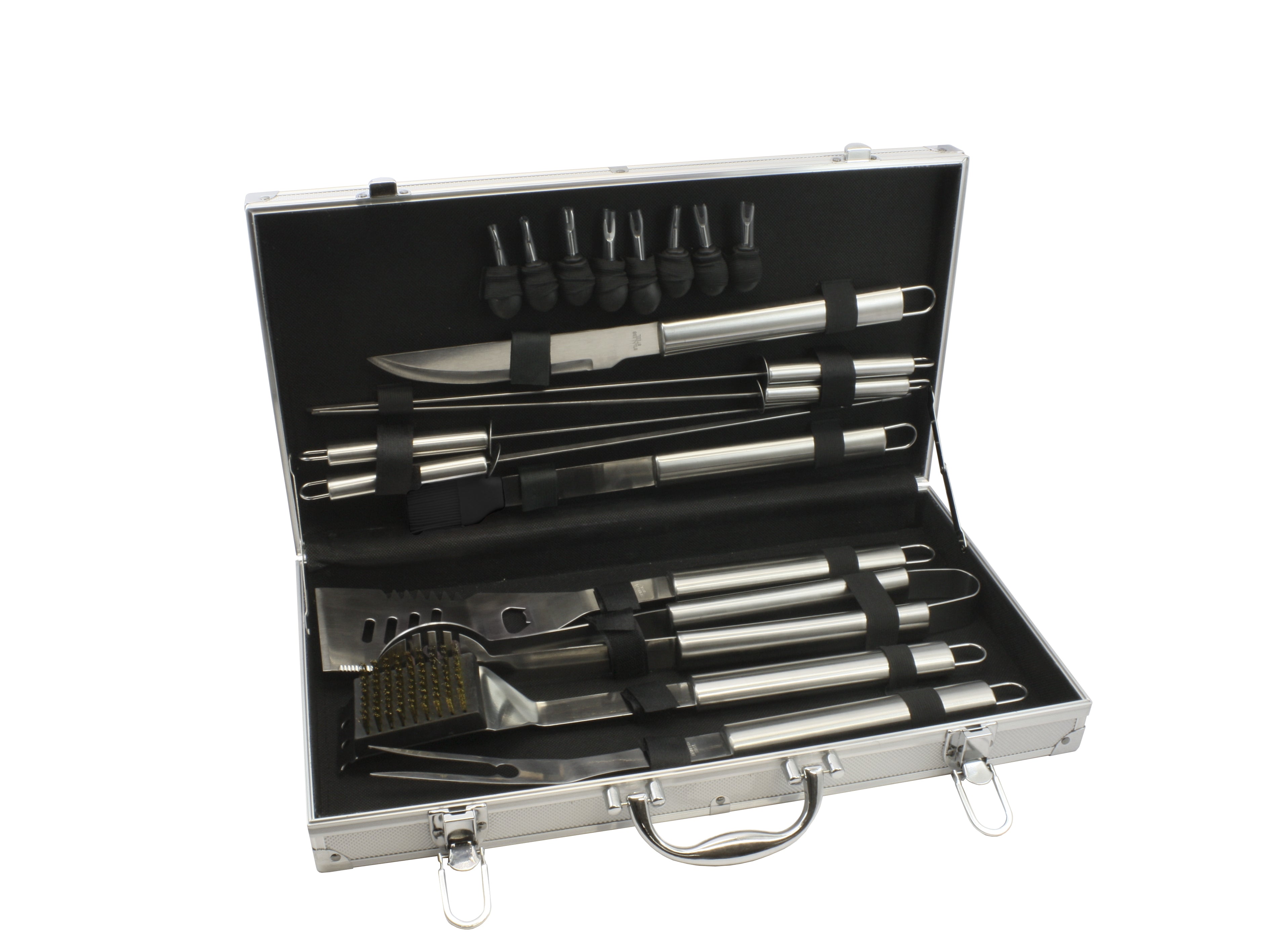 Leopold Vienna - Barbecue koffer - 18 delig - RVS