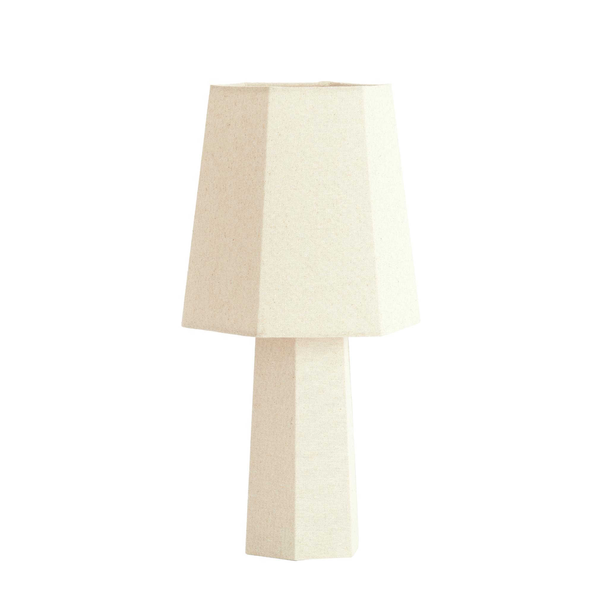 Light & Living tafellamp Musabo - bruin - Ø25cm