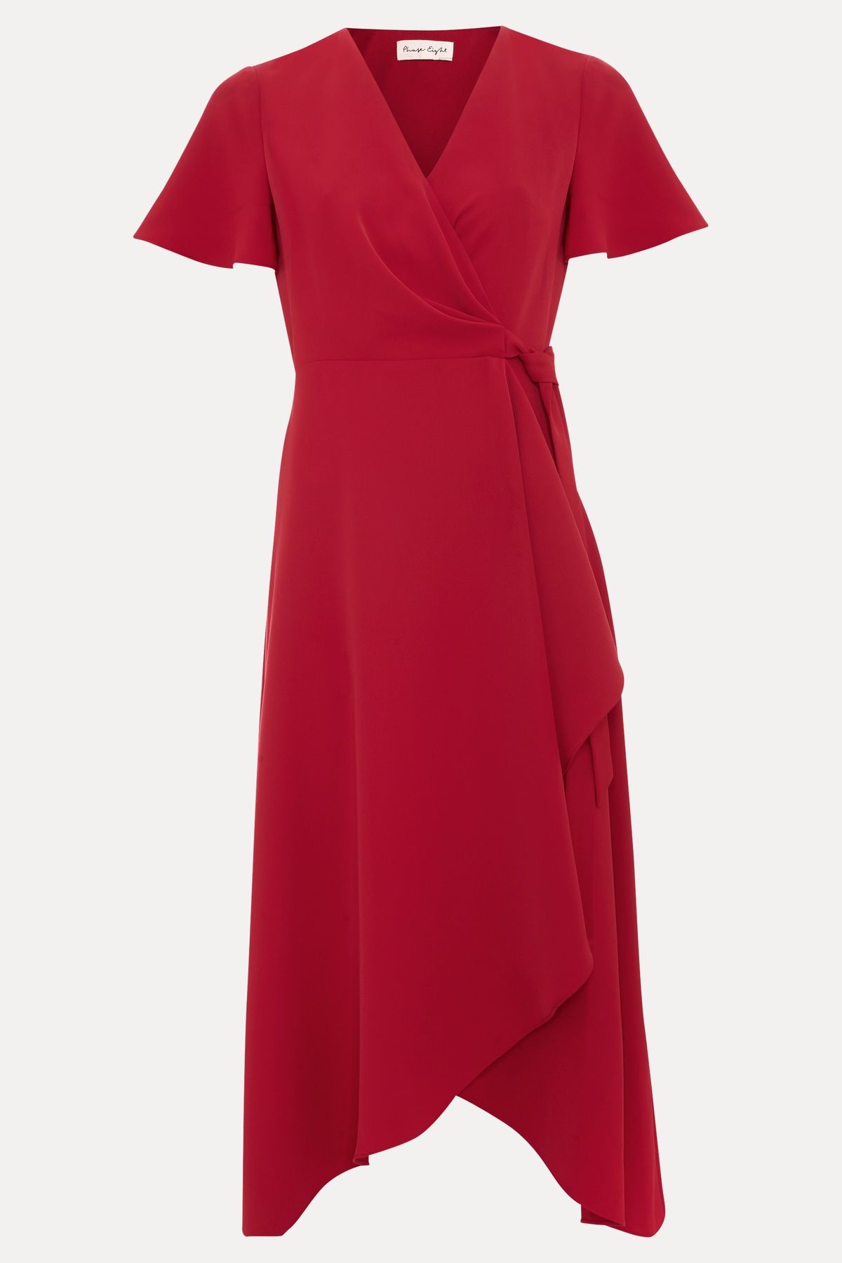 Phase Eight Julissa Red Wrap Midi Dress
