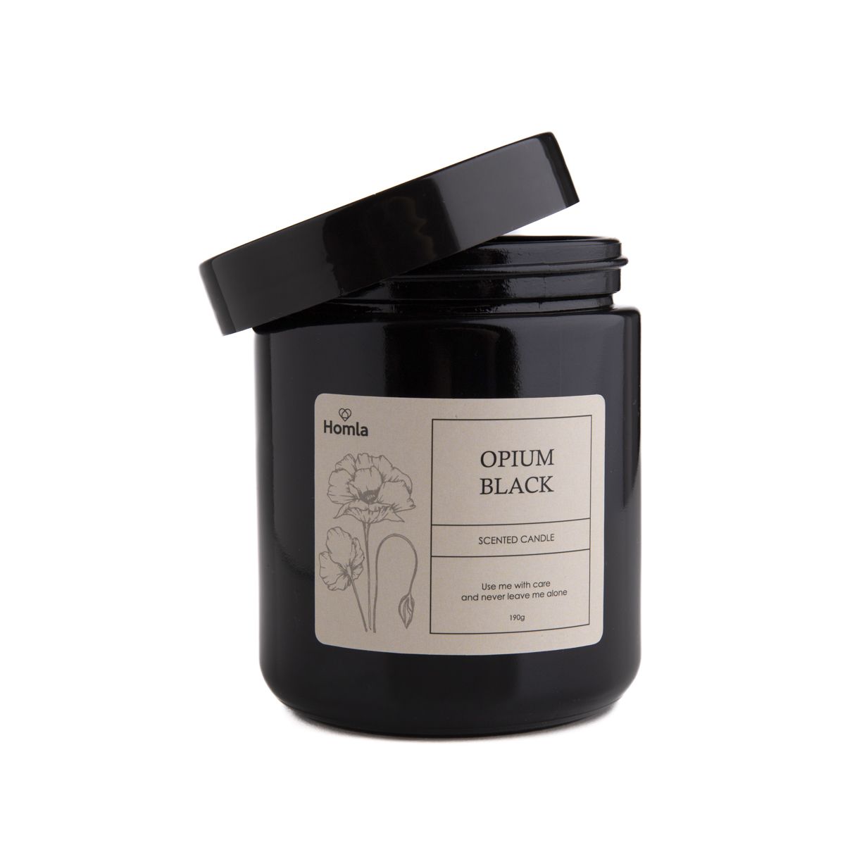 Świeca zapachowa TOFU Opium Black 190 g