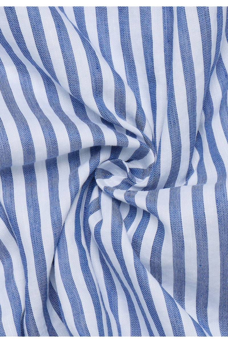 ETERNA 1863 Comfort Fit Leinenhemd marine, Gestreift