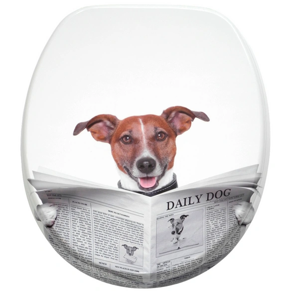 Bad-Accessoire-Set, 3-tlg., Newspaper