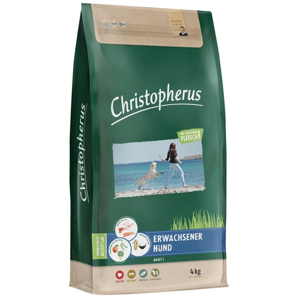 Hundetrockenfutter »Adult«, 1 Beutel à 4 kg