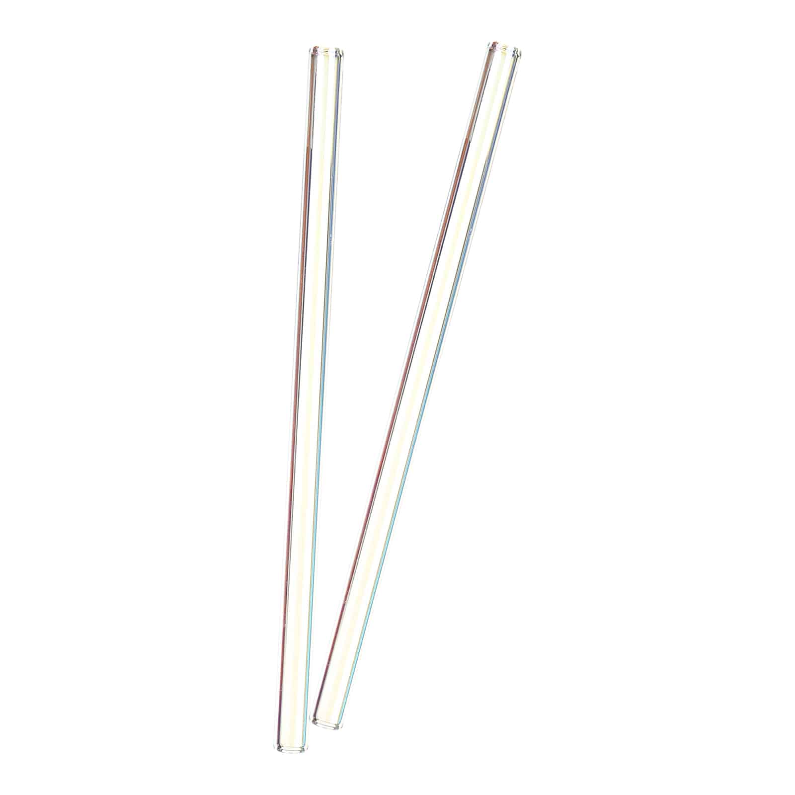 Glas-Trinkhalme Grün, 2 Stück