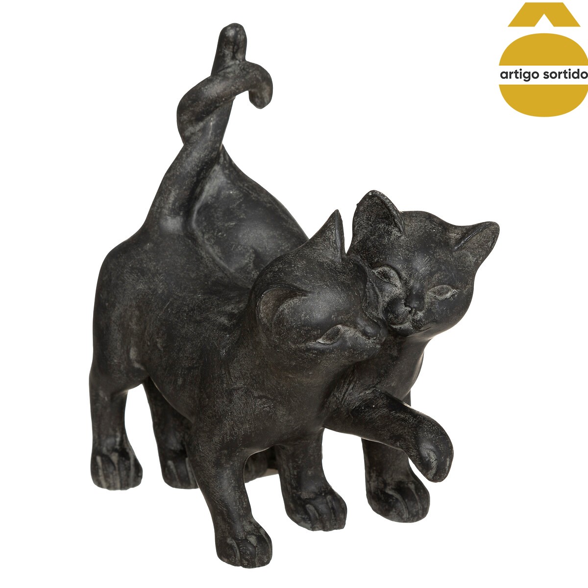 Conjunto de 2 gatos decorativos lenny