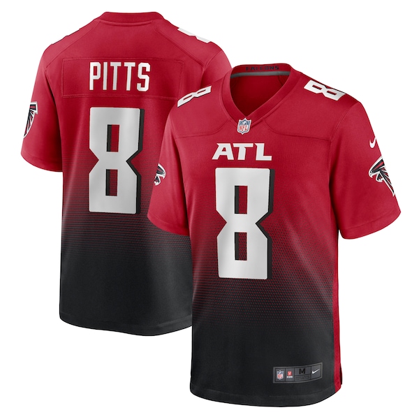 Kyle Pitts Atlanta Falcons Nike Alternate Game Jersey - Red/Black