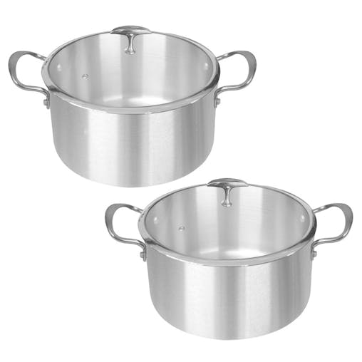 SOGA 2X Stainless Steel26cm Casserole With Lid Induction Cookware
