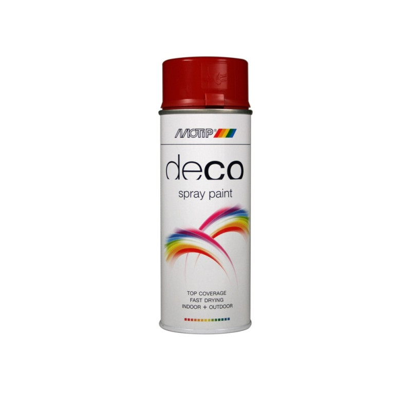 Peinture Deco Paint rouge rubis brillante 0,4 L MOTIP