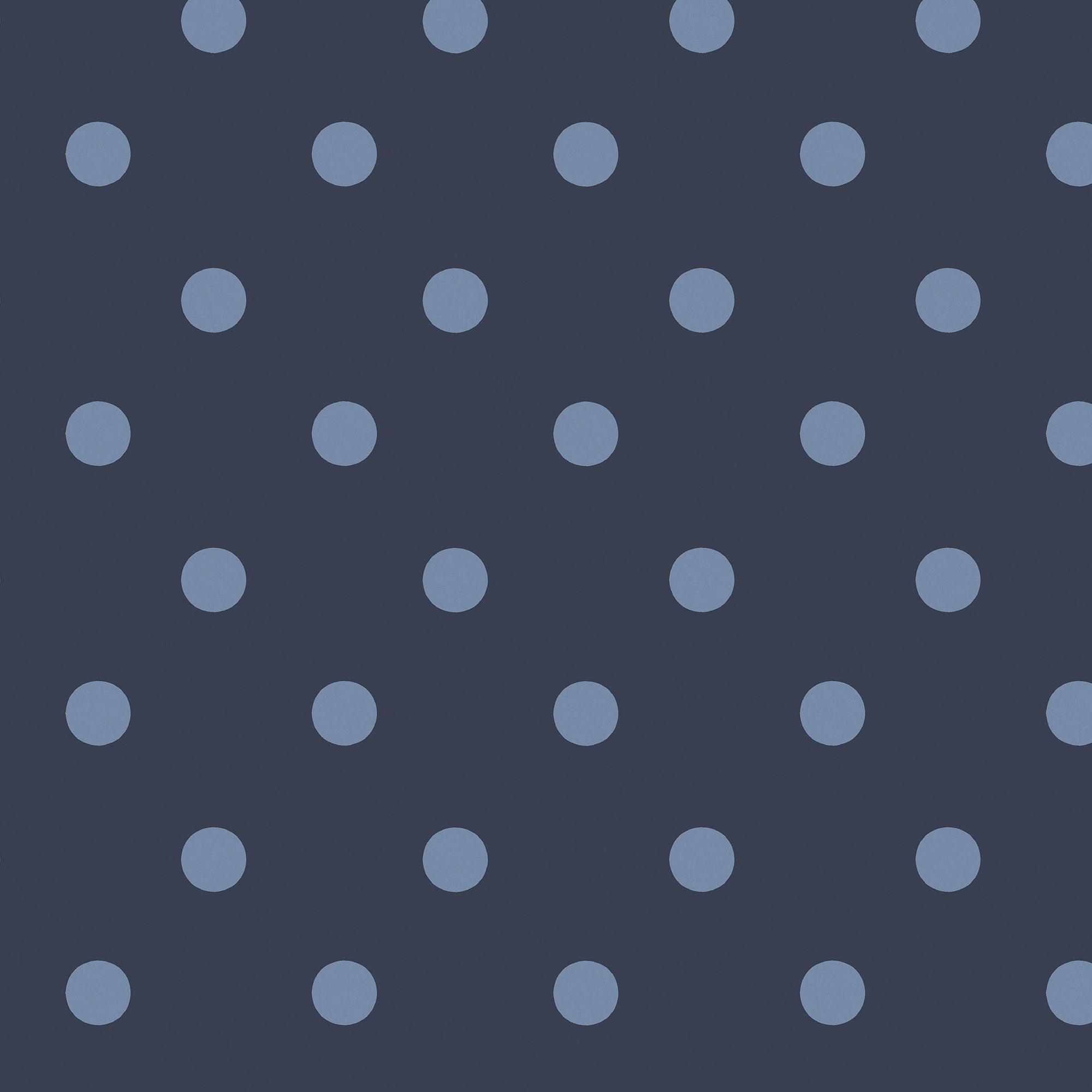 Cath Kidston Vliesbehang - Button Spot Navy