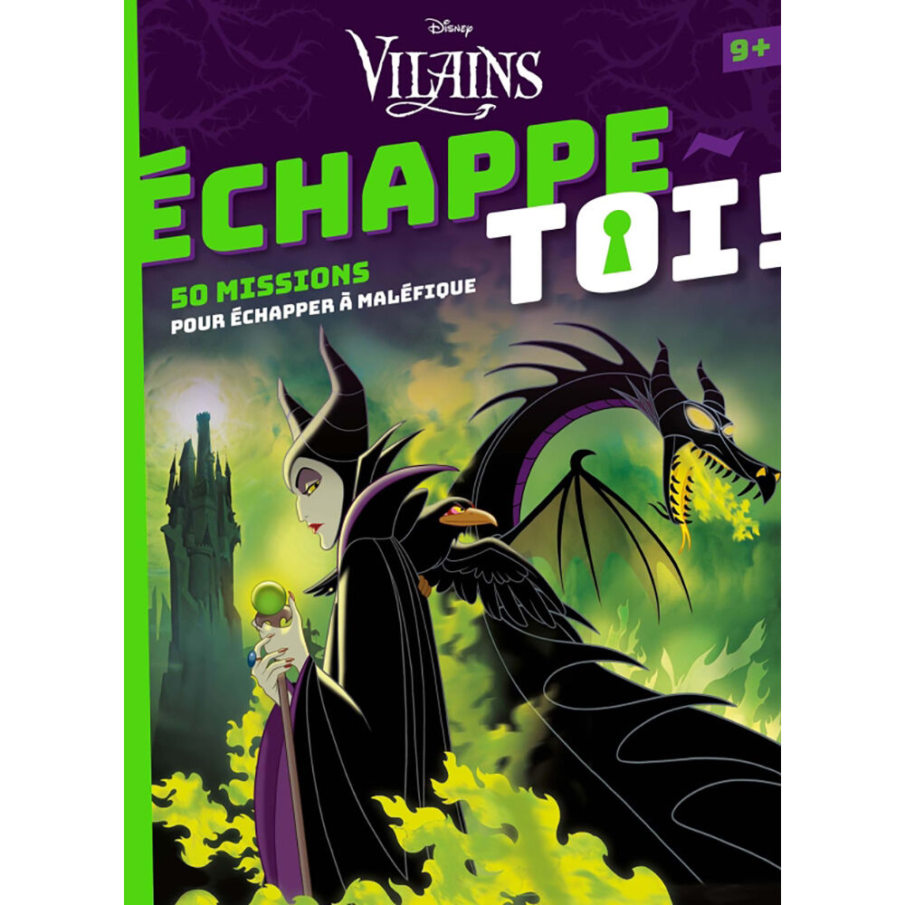 Livre de jeux Disney - échappe-toi ! Maléfique