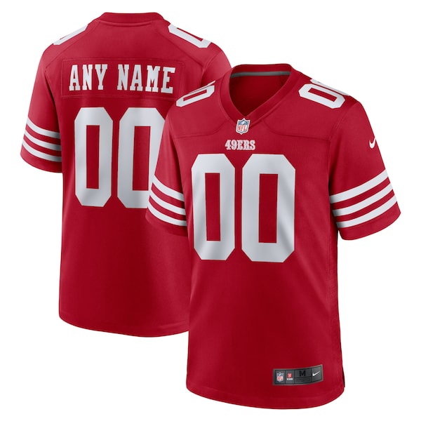 San Francisco 49ers Nike Toddler Game Custom Jersey - Scarlet
