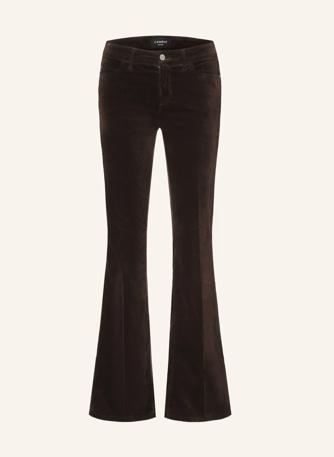 CAMBIO Bootcut-Hose PARIS aus Samt