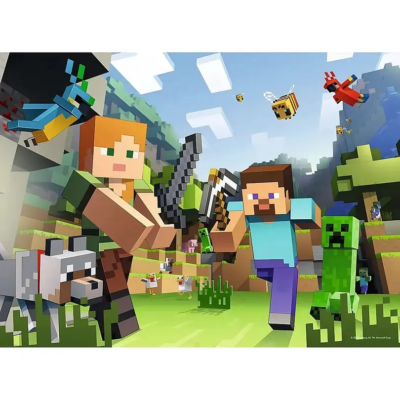 Puzzle 100-teilig Minecraft
