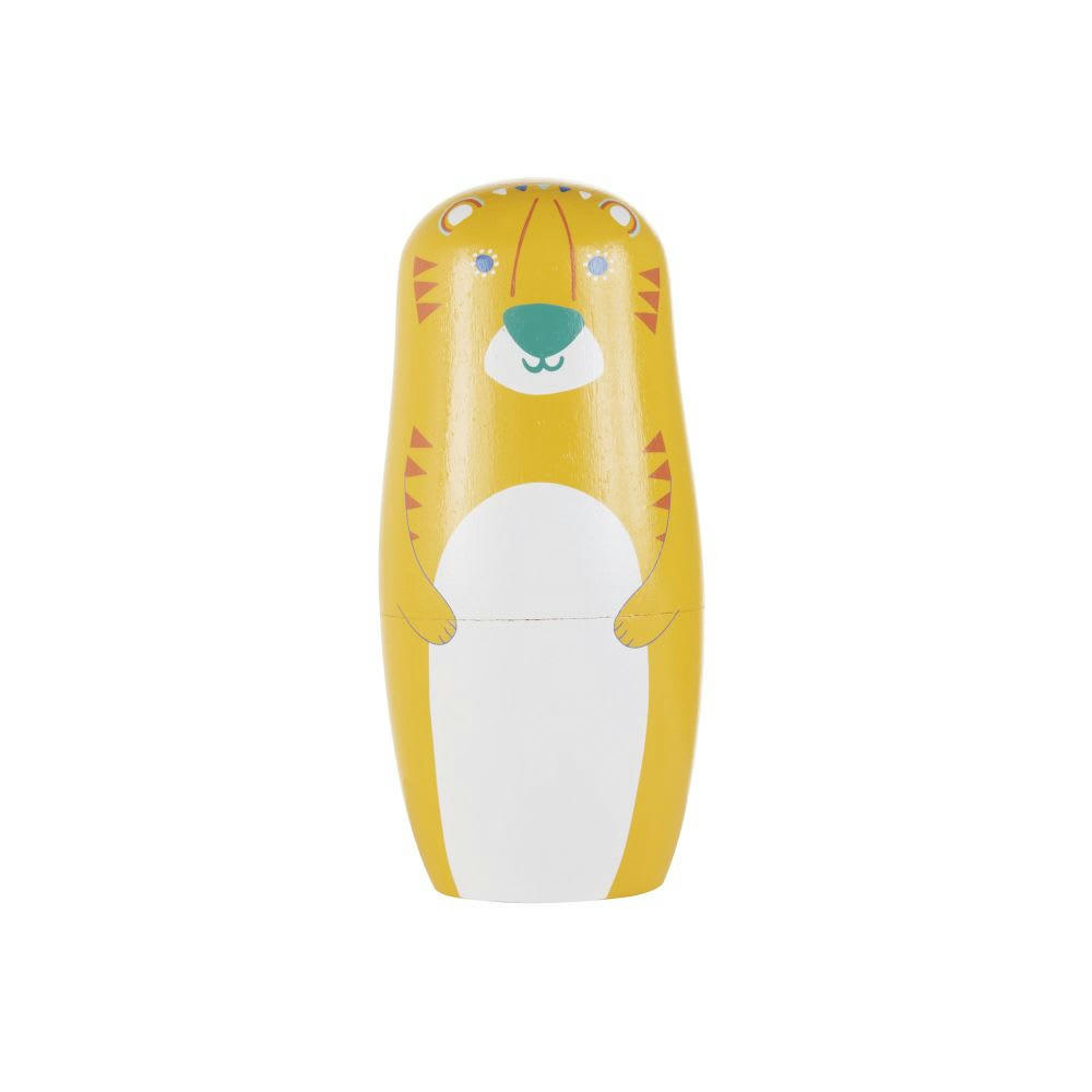 - Jouet gigogne en bois de schima multicolore