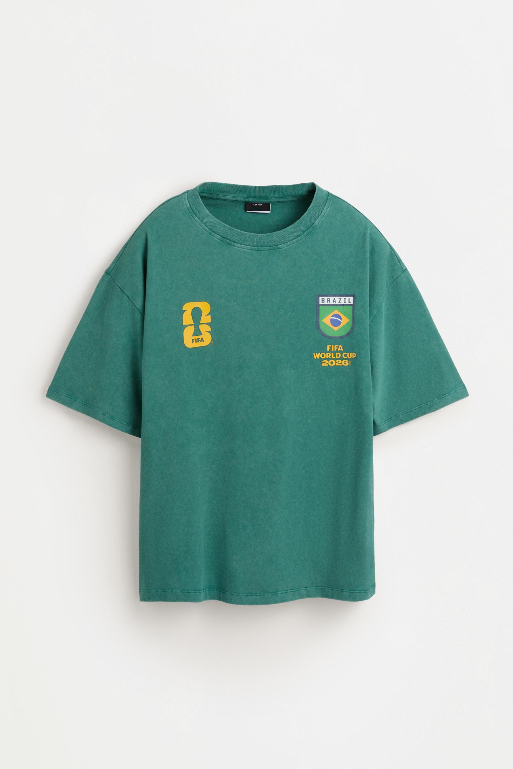 Hombre | Camiseta Brasil FIFA World Cup TM 2026 Official Licensed Product