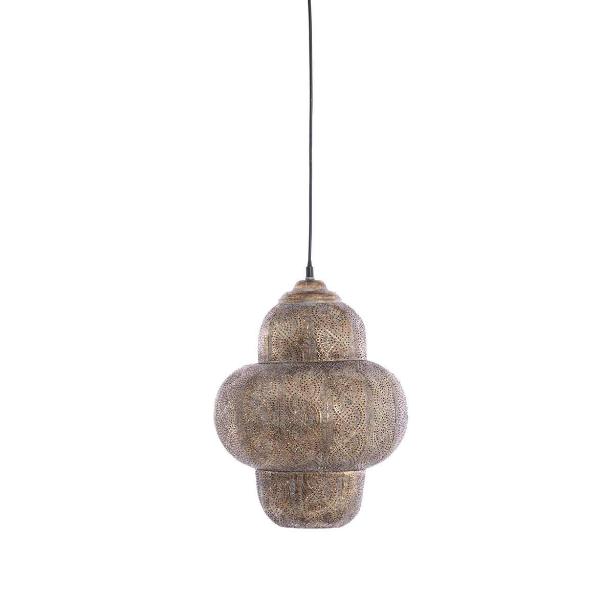 Light & Living hanglamp Ryota - bruin - Ø30.5cm
