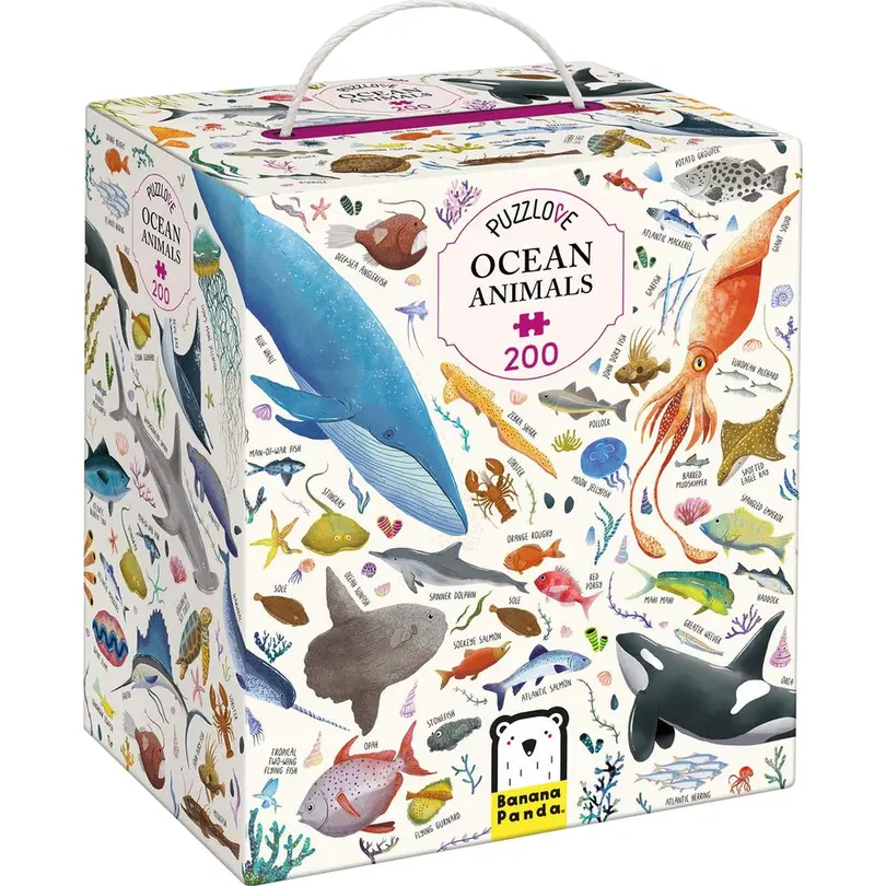 Puzzle 200-teilig Puzzlove Ocean animals