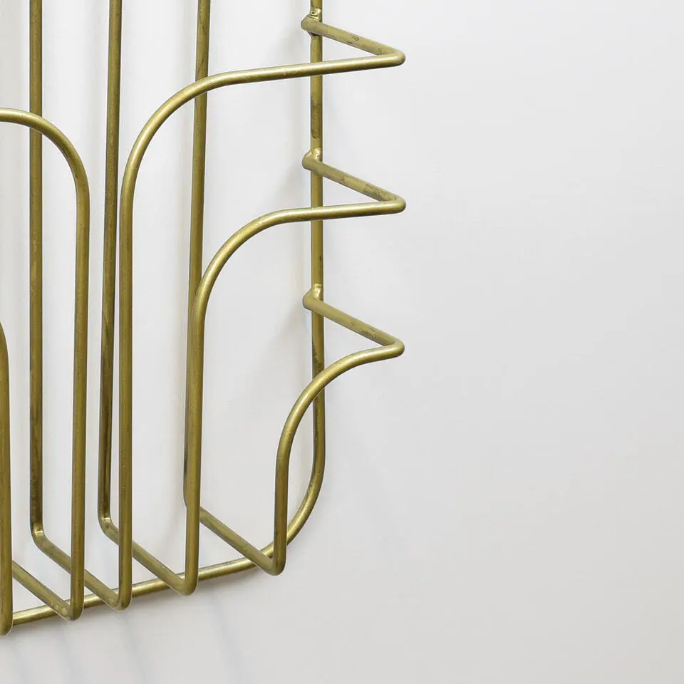 LOFT42 Rowan Large Tijdschriftenrek - Goud - Metaal