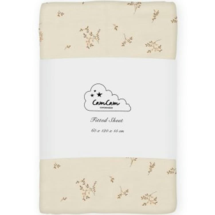 - Drap housse en coton bio Ashley (60 x 120 cm)