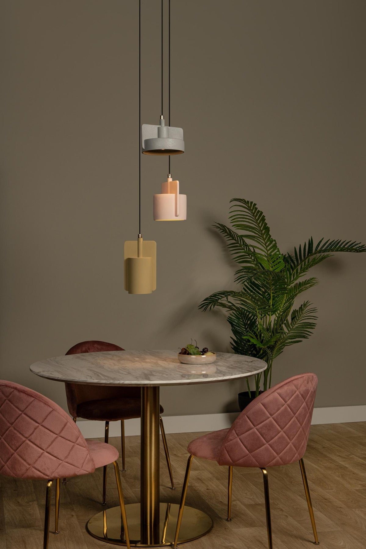 Lucide hanglamp NINJA - 3xE27 - Multicolor