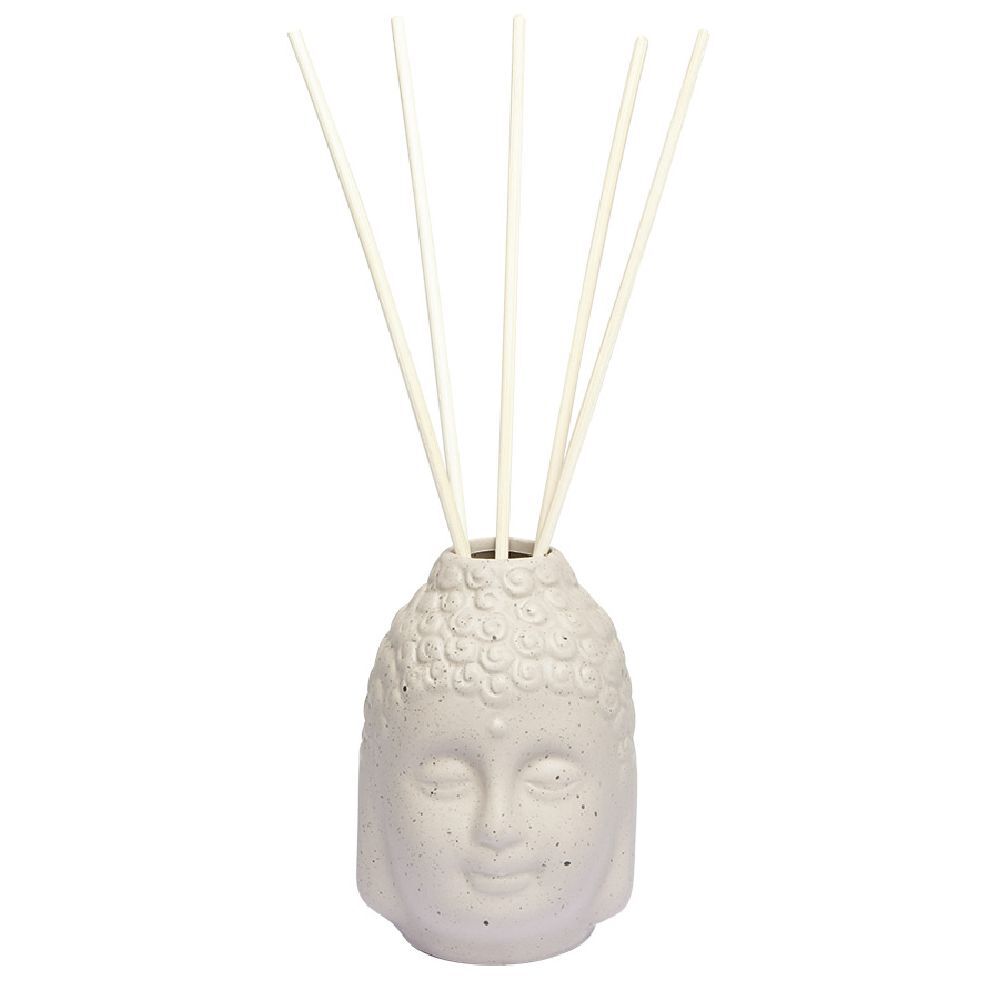 Diffuseur à bâtonnets tête Bouddha en céramique (2 modèles)