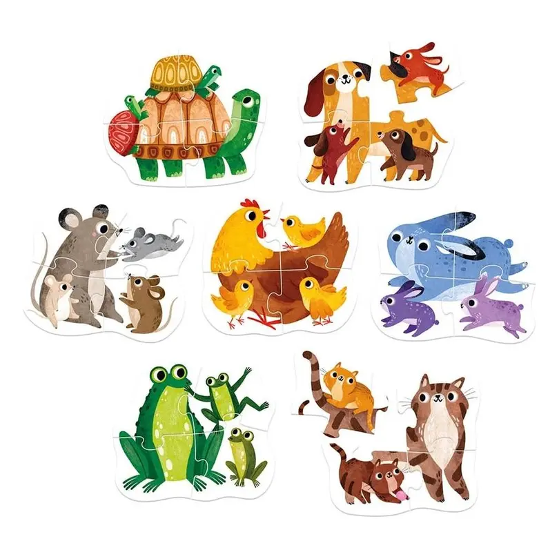 Puzzle 7er-Set Banana Panda