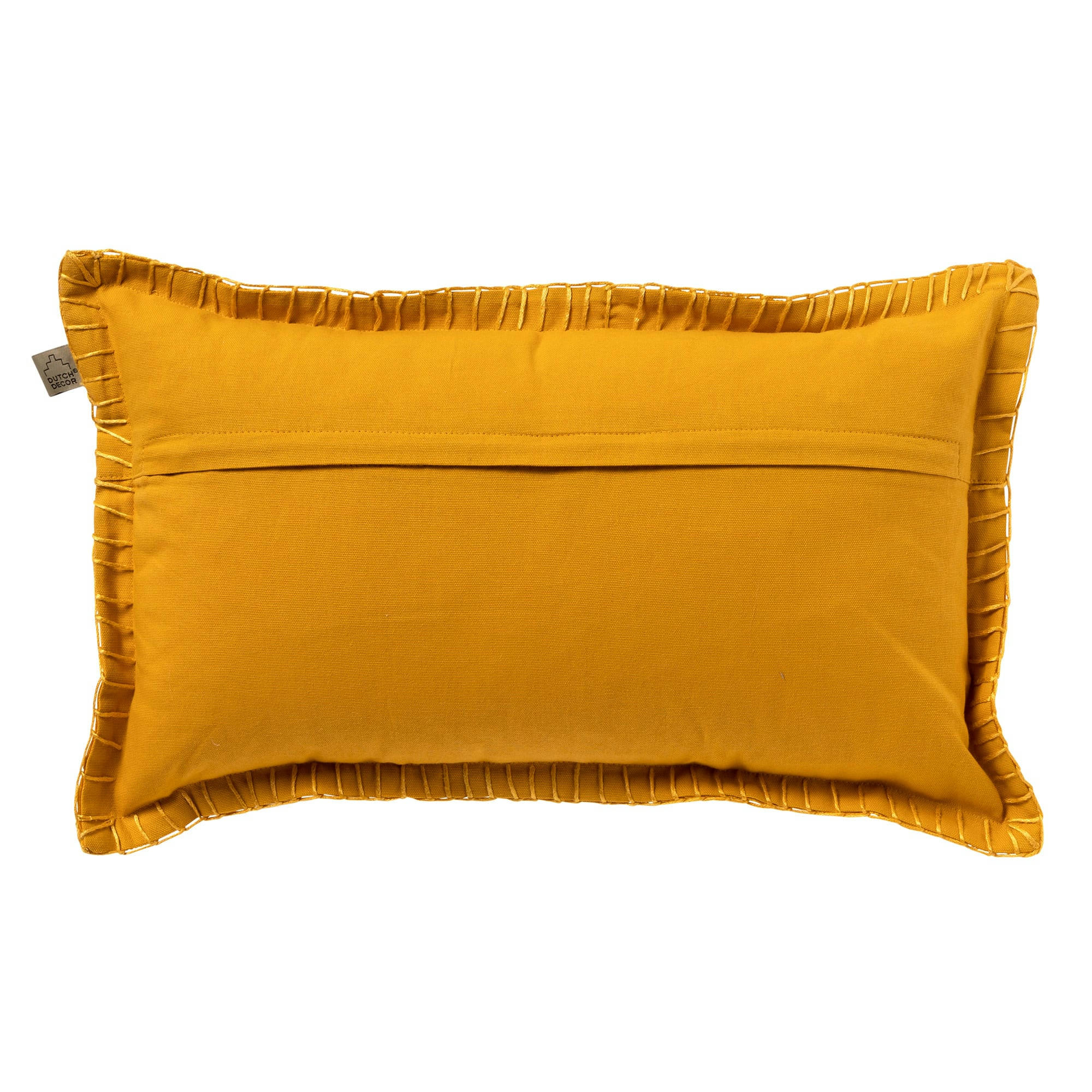 REBEL - Coussin - jaune en velours 30x50 cm uni