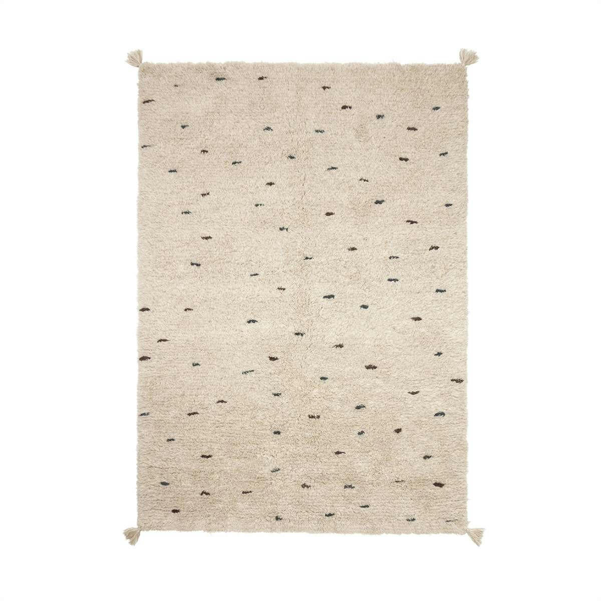 DOT - Tapis blanc en laine 300x240cm