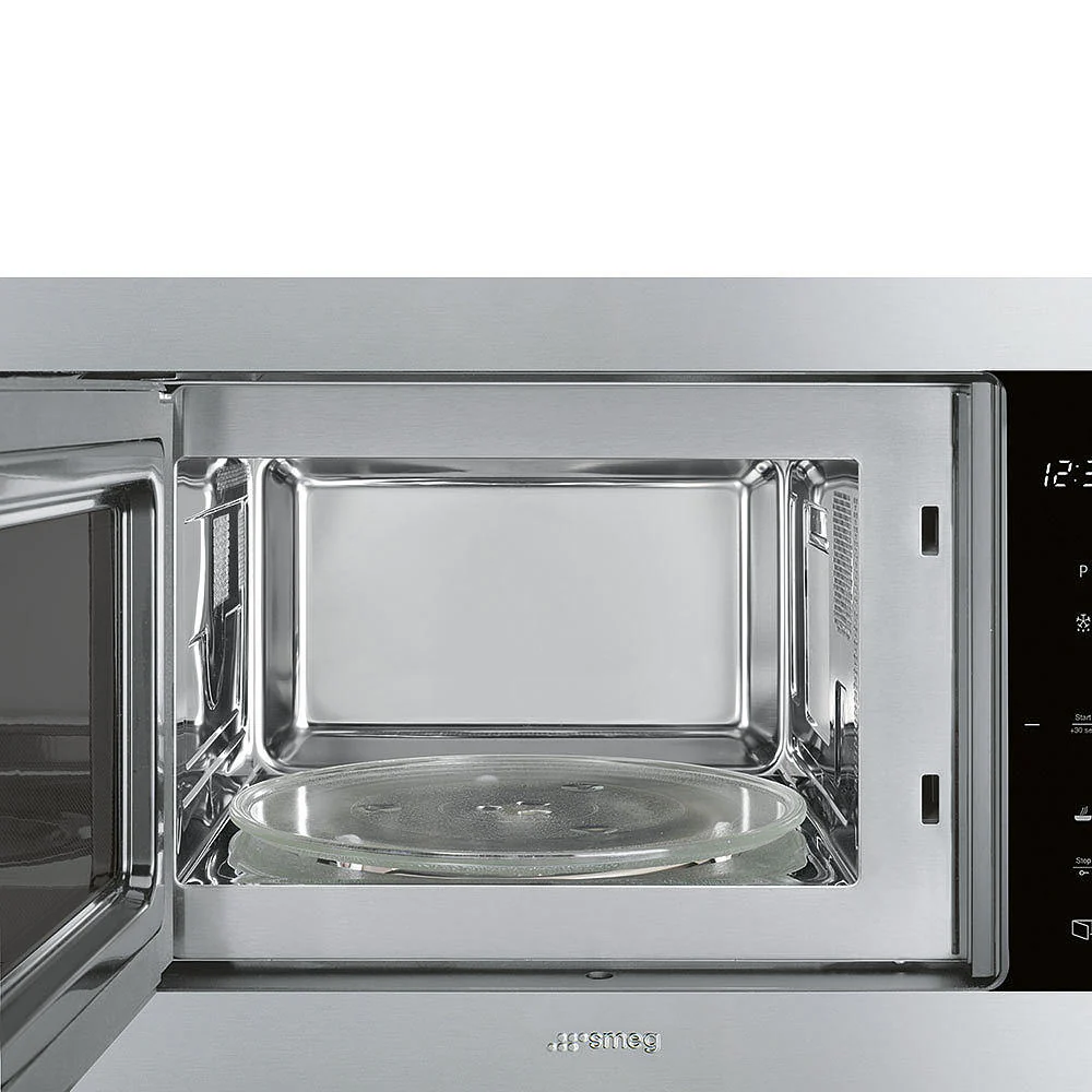 Classic 25 Litre Built In Microwave with Grill in Stainless Steel