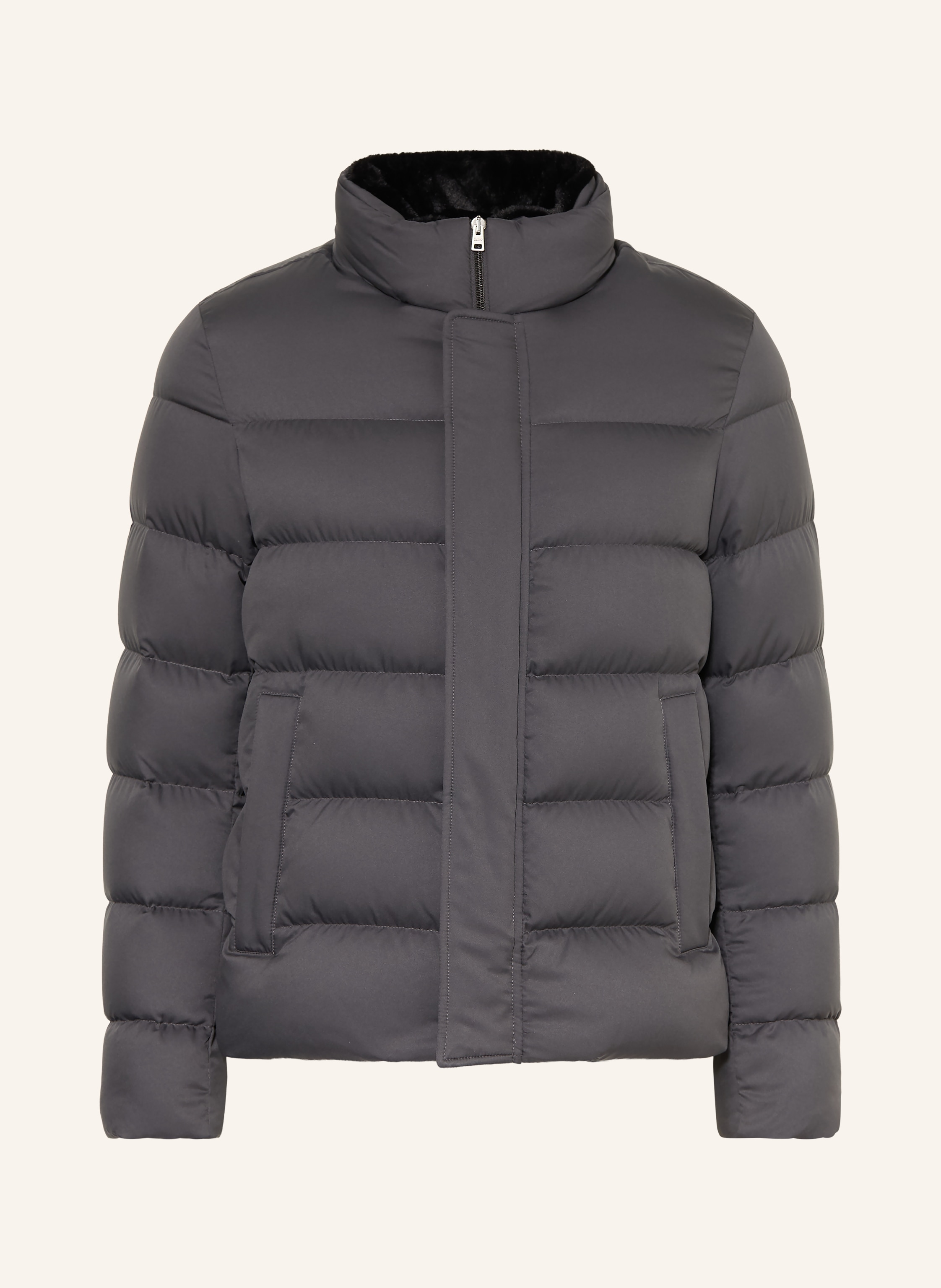 HERNO Daunenjacke mit abnehmbarem Kunstfell