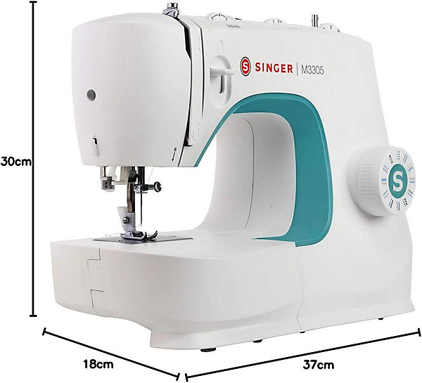 Machine à Coudre Singer Blanc, Vert