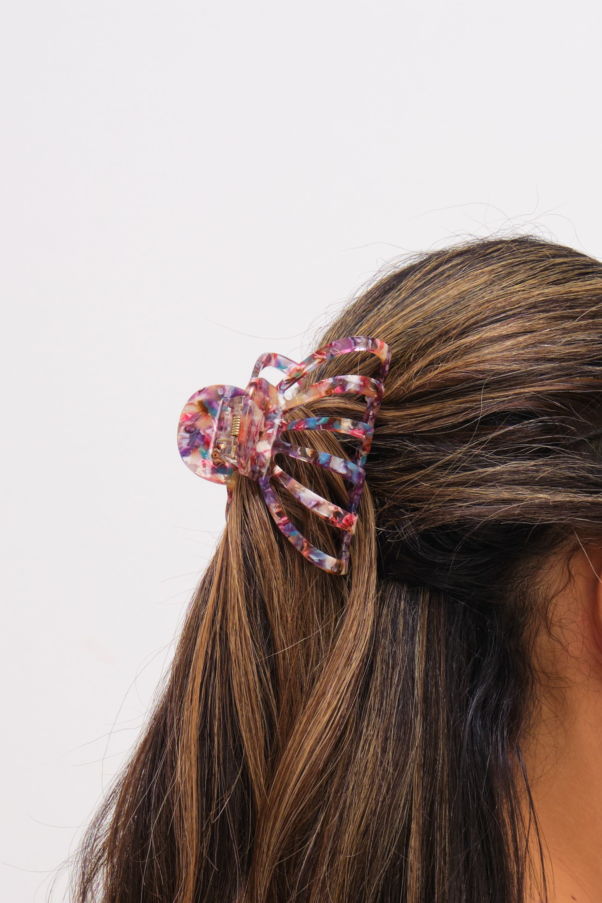 Mood Purple Resin Claw Clip