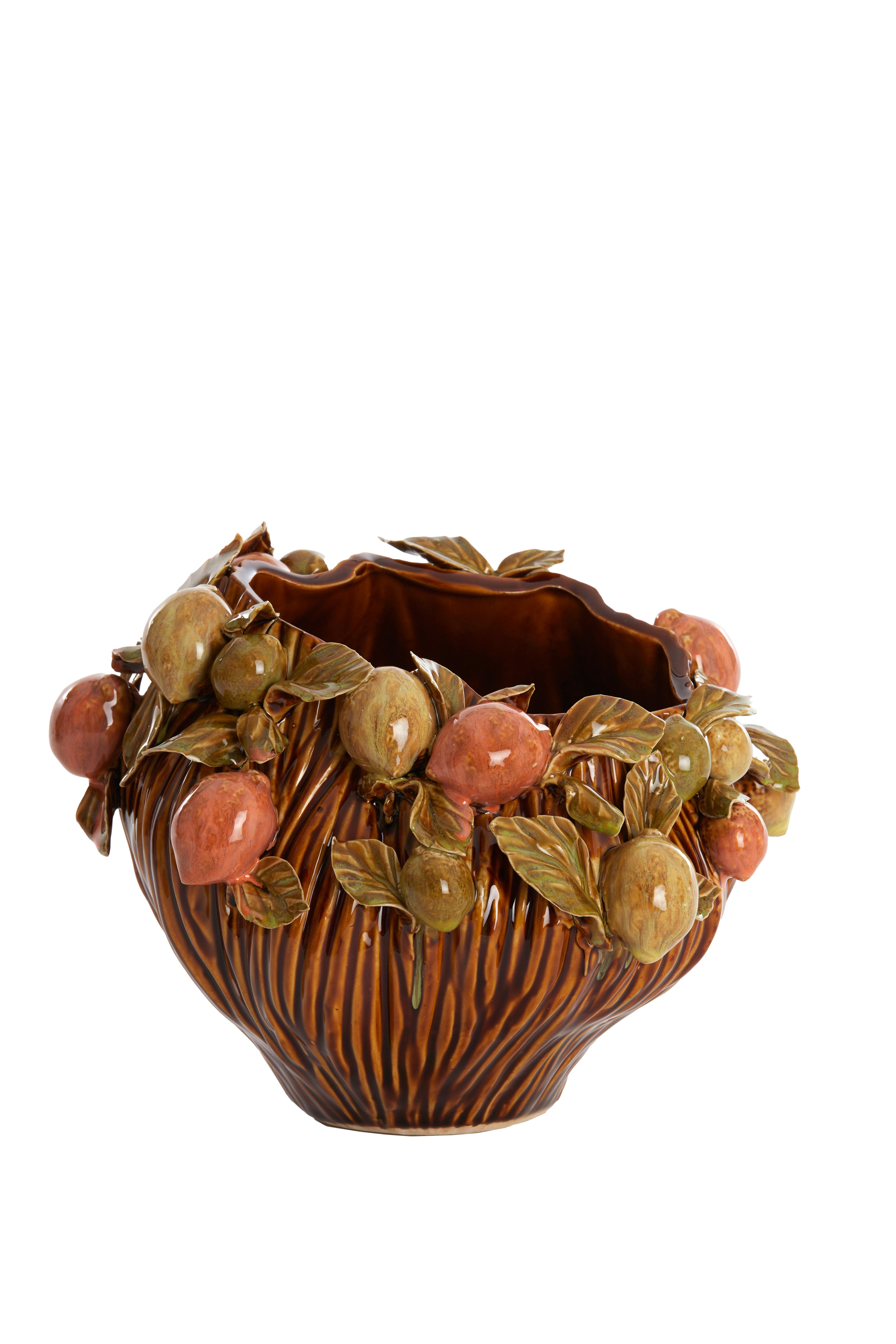 Light & Living vaas LEMONI - 26.5x24x20cm - bruin