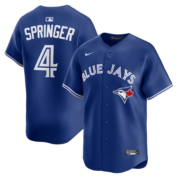 George Springer Toronto Blue Jays Nike Alternate 2 Limited Jersey - Royal