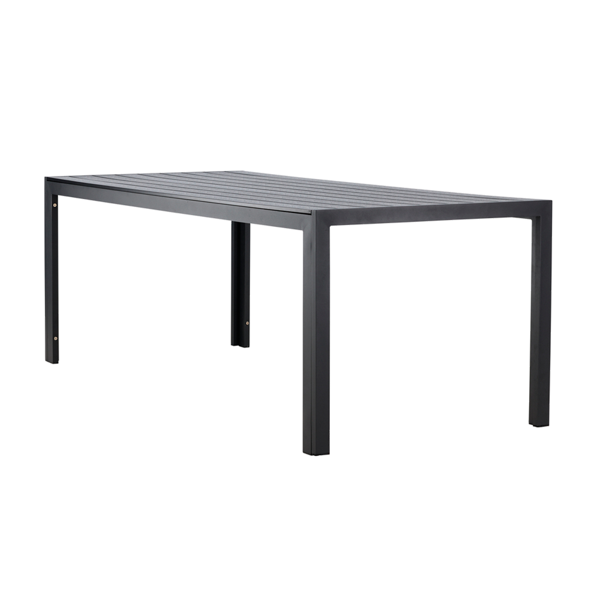 Nest outdoor Joas polywood tuin eettafel zwart - 205 x 90 cm