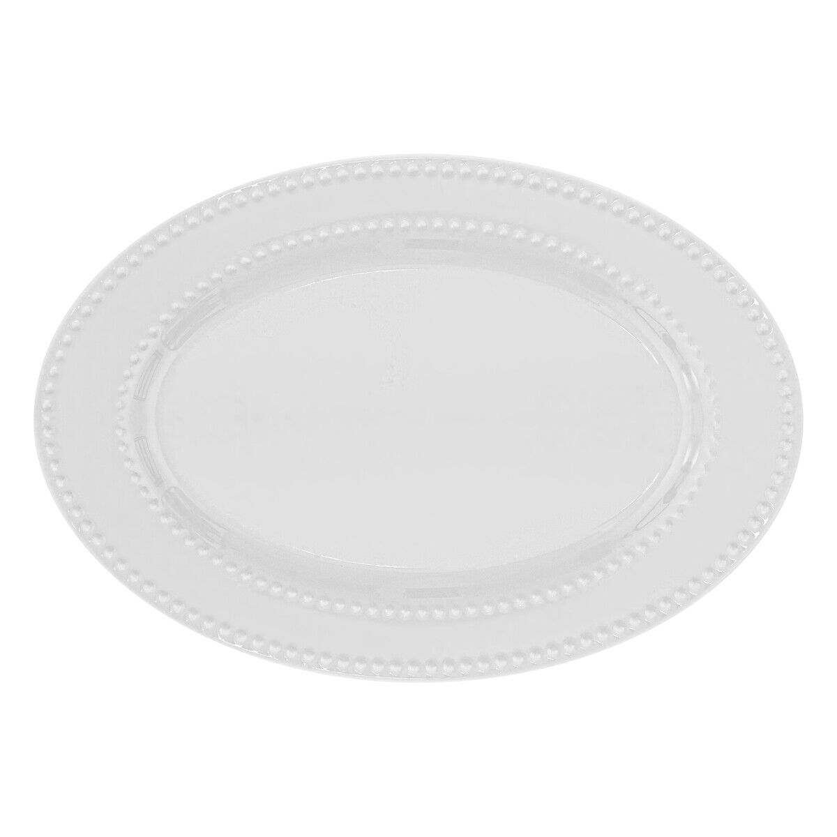 Travessa oval PERLE 33x23cm em porcelana