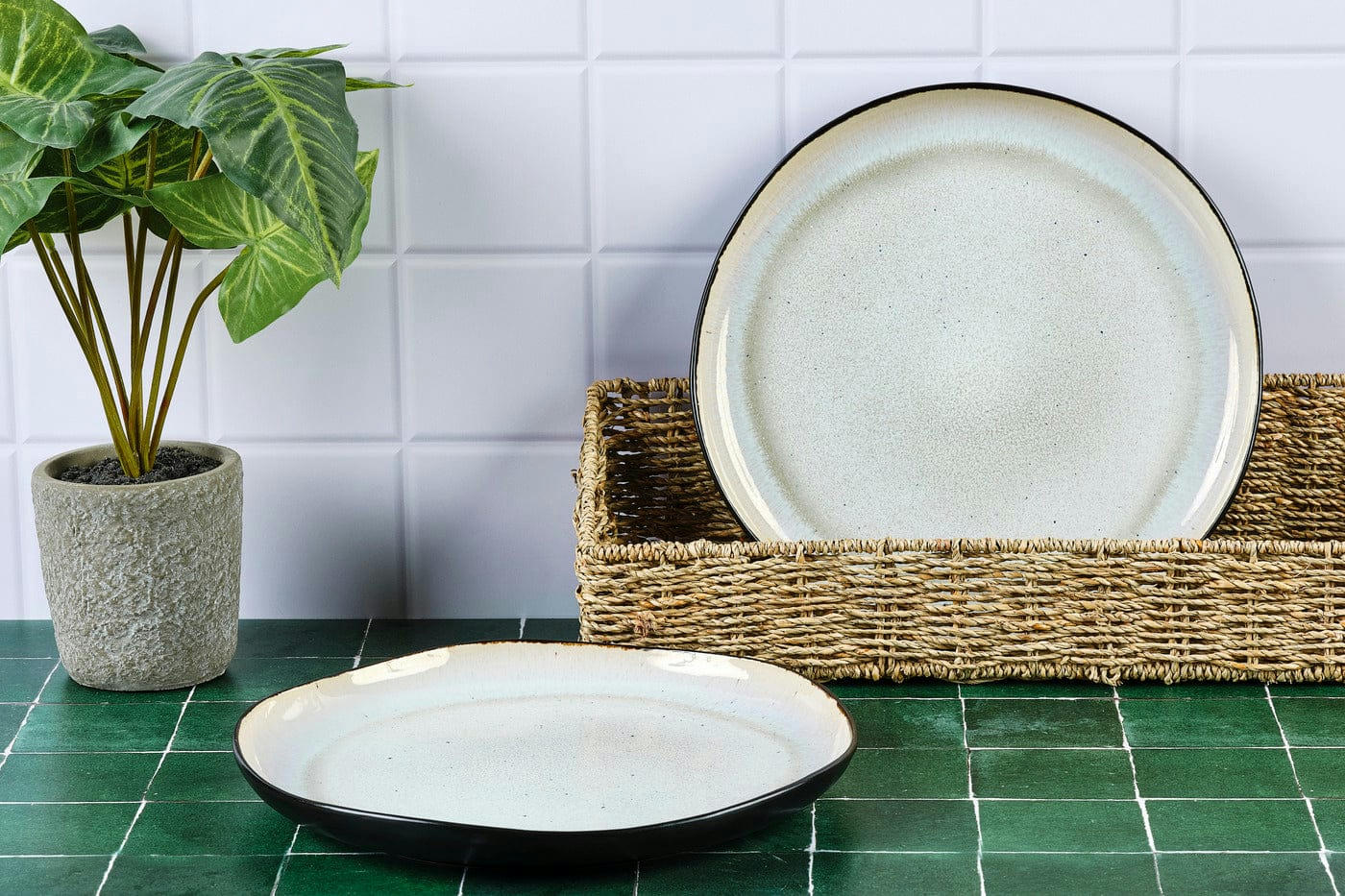 REACTIV - Plateau en grès blanc