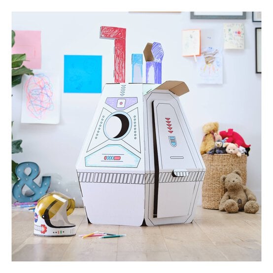 Colour-In Cardboard Rescue Capsule