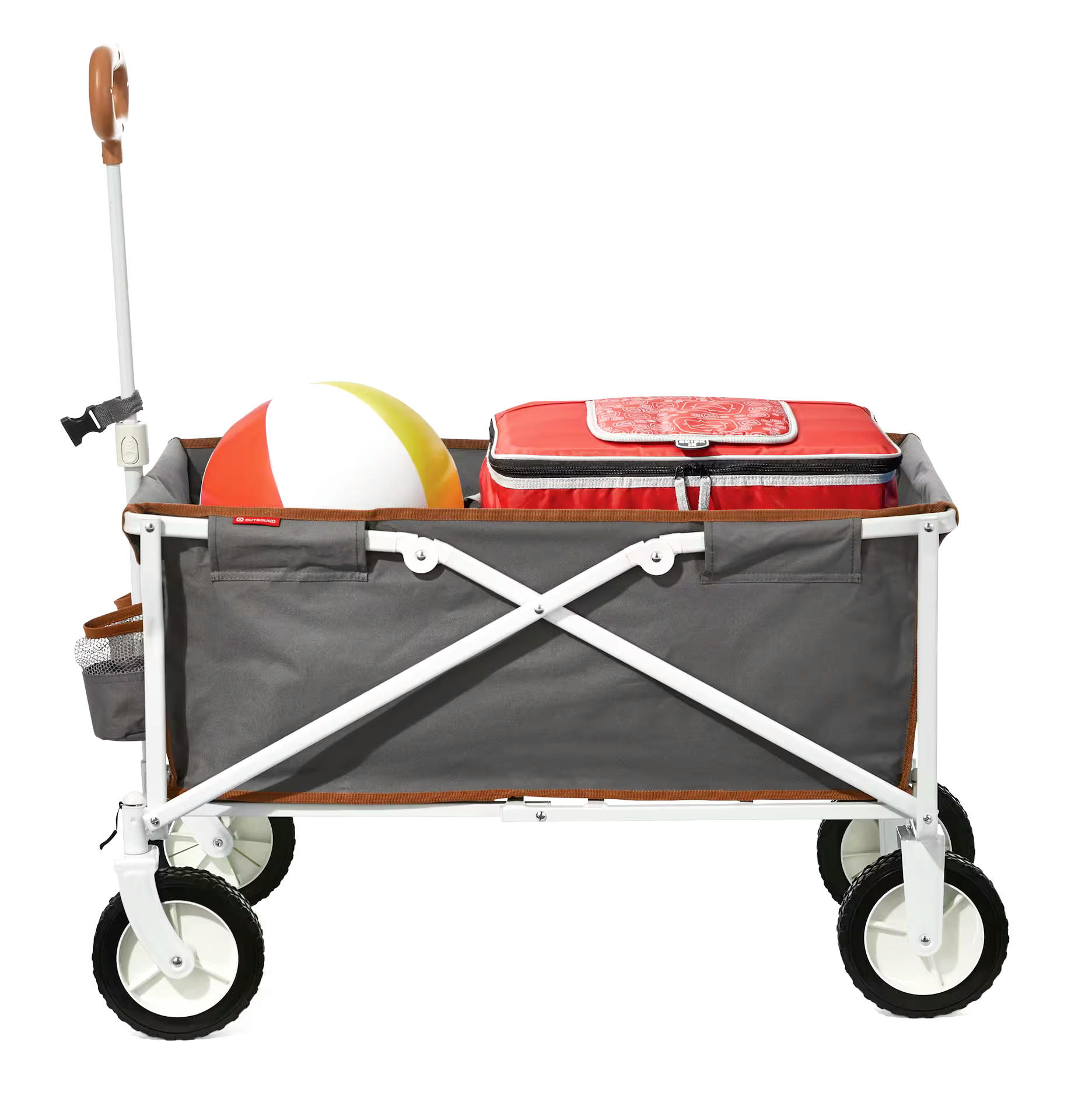 Outbound Compact & Collapsible Folding Wagon, 68-kg, Grey