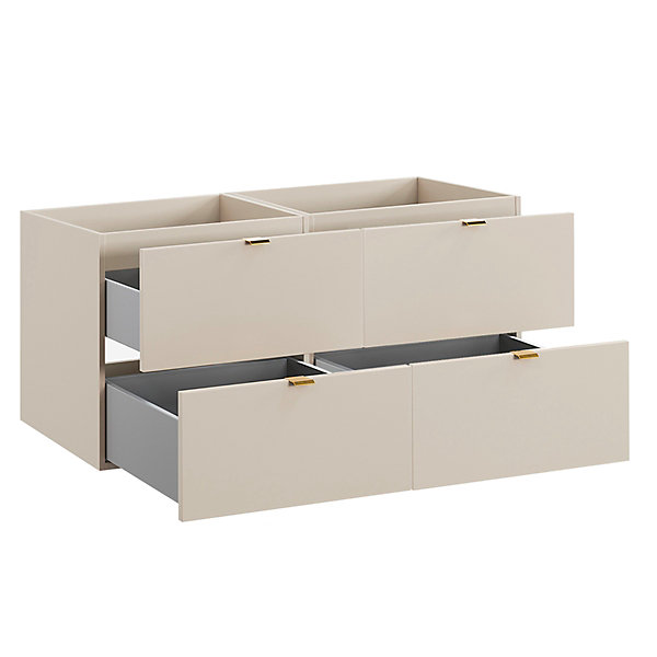 Meuble sous-vasque 120cm Azel Cachemire
