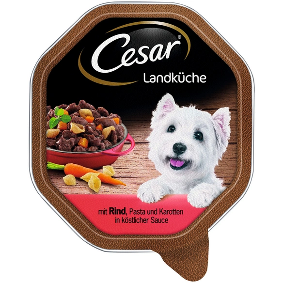 Hunde-Nassfutter »Landküche«, Rind/Pasta/Karotte, 150 g