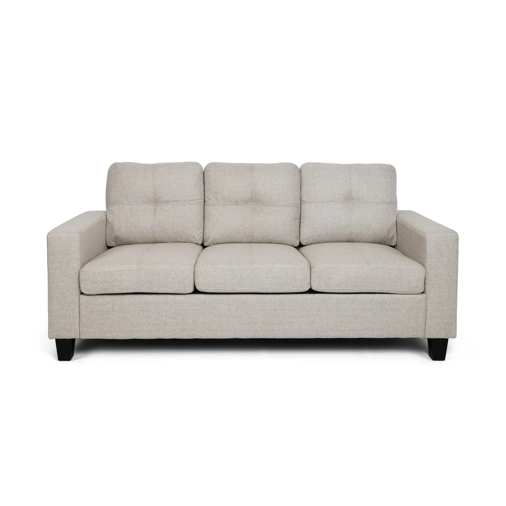 Bowden Polyester Three-seater Sofa by Christopher Knight Home