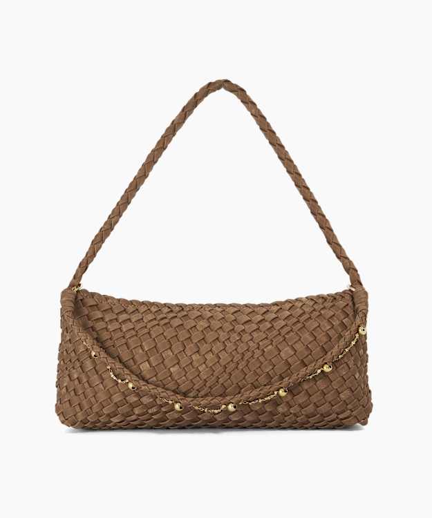 Deliberating Bronze - Woven Shoulder Bag
