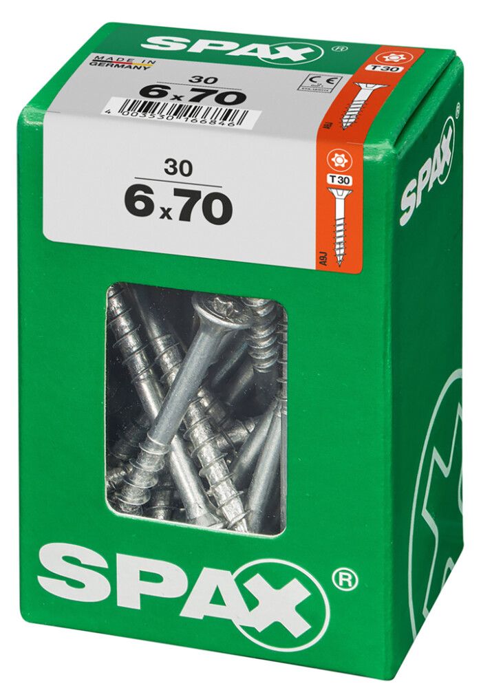 TRESKRUE SPAX TFT 6X70MM 30STK/PK